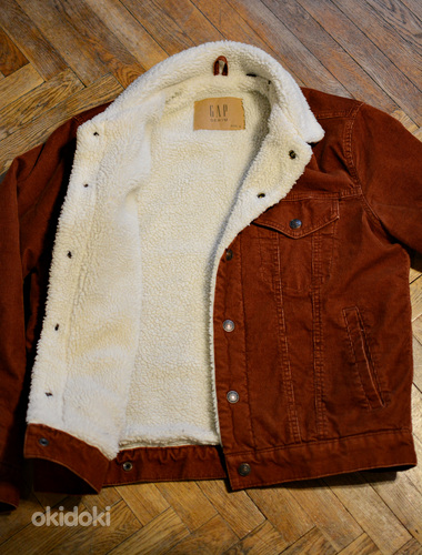 GAP Sherpa-Lined Icon Corduroy куртка (фото #3)