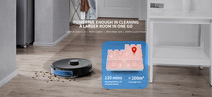 Robottolmuimeja Xiaomi Roborock S5 Max must. Uus garantii 2a (4 foto / 8)