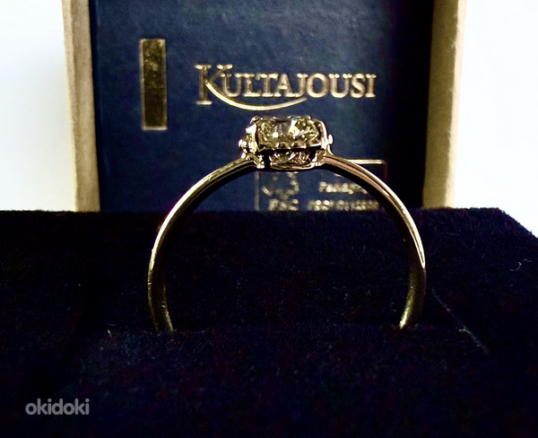 Timanttisormus 0,70 ct (4 sivusta 6)