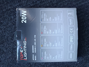 Uus võimas LED-paneel Tope Lighting ROSA 20W (IP65) (1 foto / 2)