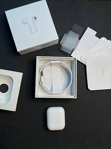 Apple AirPods 2 беспроводные bluetooth наушники +Подарок (7 foto / 7)