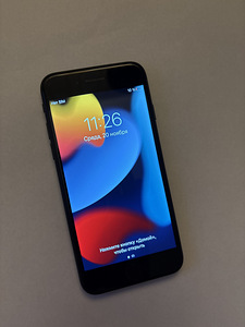 iPhone 7 (must, 32GB) – ideaalses seisukorras! (1 foto / 2)