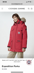 Canada Goose парка (5 фото из 9)
