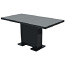 Модный обеденный стол из MDF,глянцевый, черный (фото #1)