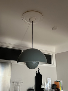 Müüdud! Taani disainiklassika: Verner Panton Flowerpot lamp (4 foto / 8)