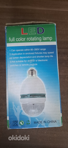 LED lamp Disko RGB E27 3W