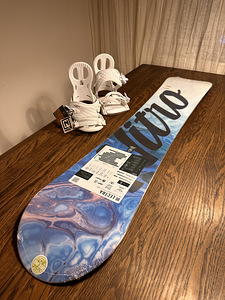 Uus lumelaua komplekt Nitro Lectra 146cm + klambrid (2 foto / 9)