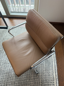 Vitra Soft Pad Chair EA 217 camel leather (3 foto / 3)