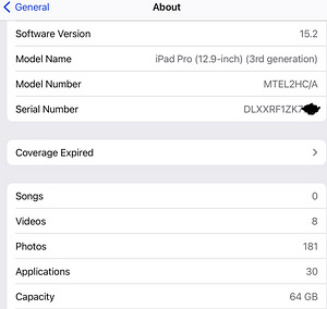 iPad Pro 12,9" (3rd generation) Wi-Fi 64GB Space Gray (5 foto / 5)
