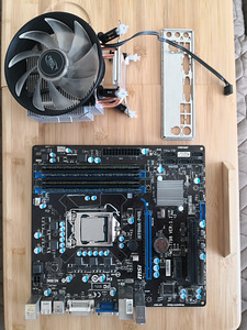 Msi b75ma-p45 +cpu+ram (1 foto / 3)
