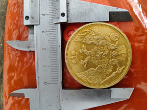 Золотой рубль 1934 копия (2 фото из 3)