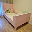 БУСУНГЕ раздвижная детская кровать, 80x200 см, светло-розовый (фото #2)