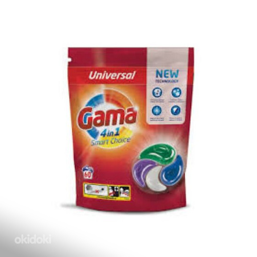 Pesukapslid Gama Universal 4 in1 Universal, 60 tk