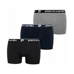 Aluspesu meestele Pierre Cardin Boxer,must/hall/sinine,3tk (1 foto / 1)