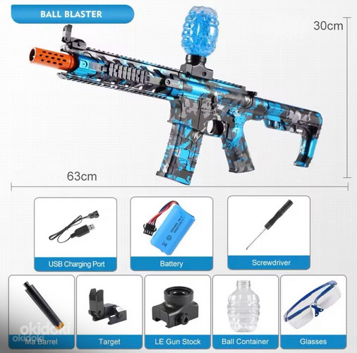 Gel blaster. Mänguasi orbeez automaat.