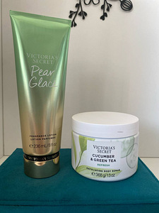Victoria's Secret Pear Glacé ja Cucumber Green Tea komplekt (1 foto / 3)