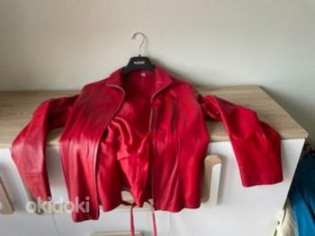 Кожаные куртки разных цветов на S-M 4 pary (фото #2)