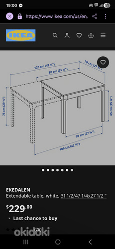 Ikea laud