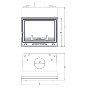 Kaminasüdamik Standard 15kW/UZ (2 foto / 2)