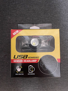 Led pealamp akuga, zoom, sos, viipesensor (1 foto / 4)