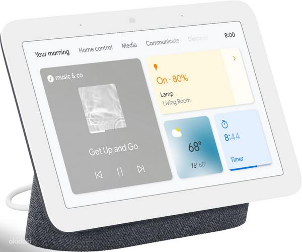 Google Nest Hub 7” Smart Display withAssistant (2nd Gen) (фото #1)
