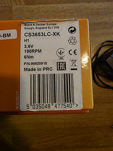 Kruvikeraja Black+Decker CS3653LC-XK (6 foto / 8)