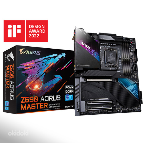 Z690 AORUS MASTER + Intel Core i9-13900K (foto #1)