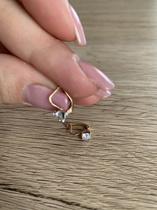 Золотые серьги 585 (3 фото из 5)
