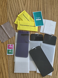 Privacy Tempered Glass Screen Protectors for Iphone 15 pro m (3 foto / 5)