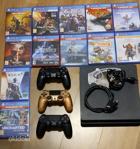 Sony PlayStation 4 Slim + 12 игр