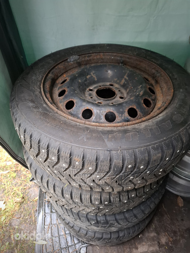Peugeot/citroen 4x108 veljed koos naastrehvidega 175/65R14