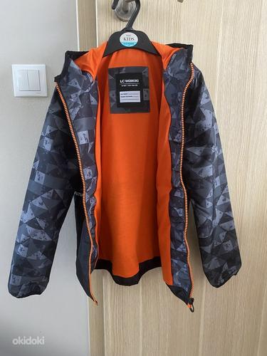 Новая к/с ветрозащитная куртка 134см-140см (фото #2)
