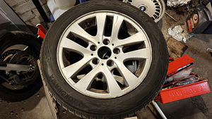BMW e46, e90 kettad, style 156 OEM, 16x7J/ET34/5x120 (1 foto / 2)