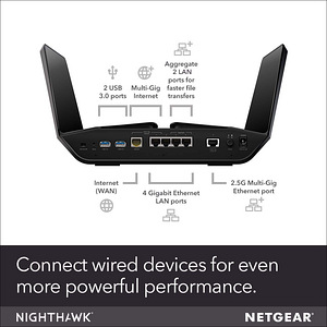 Netgear Nighthawk Tri-Band AX12 12-Stream WiFi Ruuter (3 фото из 3)