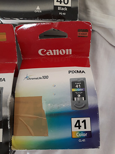 Kassetid canon pg40, cl41, hp 302 7 tk (3 foto / 7)