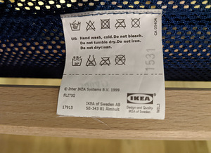IKEA FLITIG beebivoodi / maneež – sinine, võrkkang (4 foto / 6)