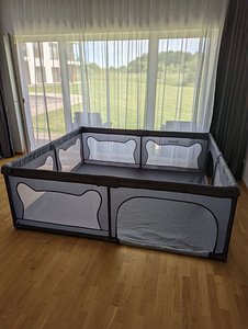 Suur laste mängumaneež / mänguaed Lionelo Willow XL 187x207 (6 foto / 6)