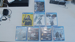 Ps4 - cyberpunk 2077, AC mirage, Final fantasy, Killzone Jedi