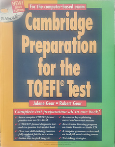 Книга/Õpik "Cambridge Preparation for the TOEFL Test" (1 foto / 2)