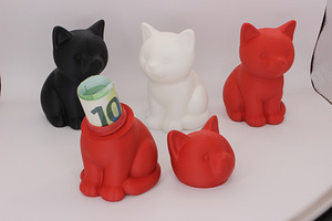 Кошка-копилка | Денежный подарок | Подарочная коробка для денег | Cash Gift Box (2 фото из 3)