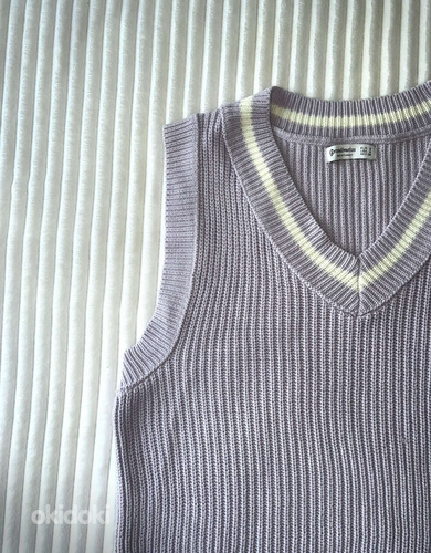 Kootud lilla vest. Suurus S