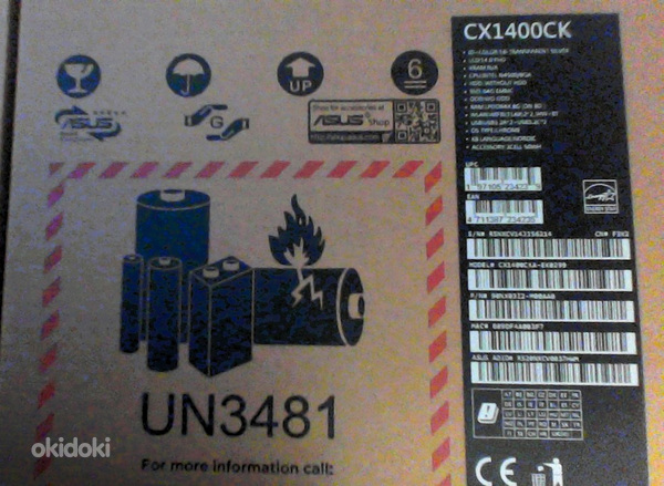 Asus Chromebook 14" CX1400CK ssd64G UUS (foto #4)
