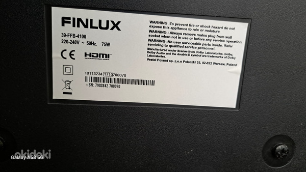 Finlux 39" 39FFB4100 (foto #4)