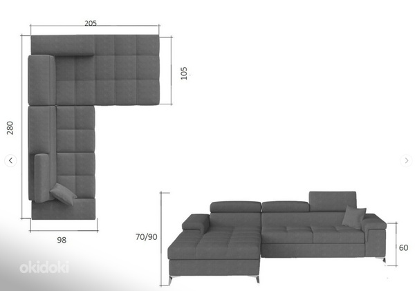 Угловой диван в идеальном состоянии (фото #5)