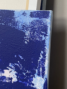 Abstraktne mägimaastik – akrüül lõuendil, 40×50 cm (3 foto / 4)
