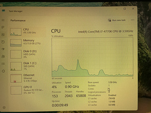 Mänguarvuti | i7-4770K | RX 570 8GB | 16GB RAM | Windows 11 (8 foto / 9)