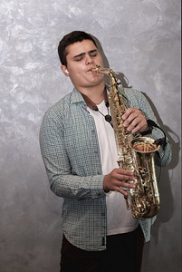 Saksofonist saksofonist Dj sax elava muusika korraldamine Lo (3 foto / 6)