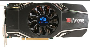 AMD Radeon HD 6870 1024 MB GDDR5 (1 foto / 1)