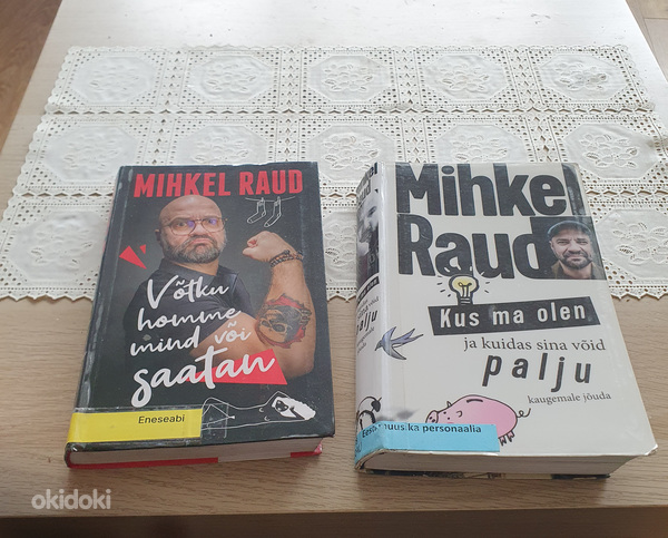 Продаются две книги Михкеля Рауда.