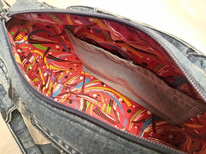 One-of-a-kind Boro-style handbag (10 foto / 10)